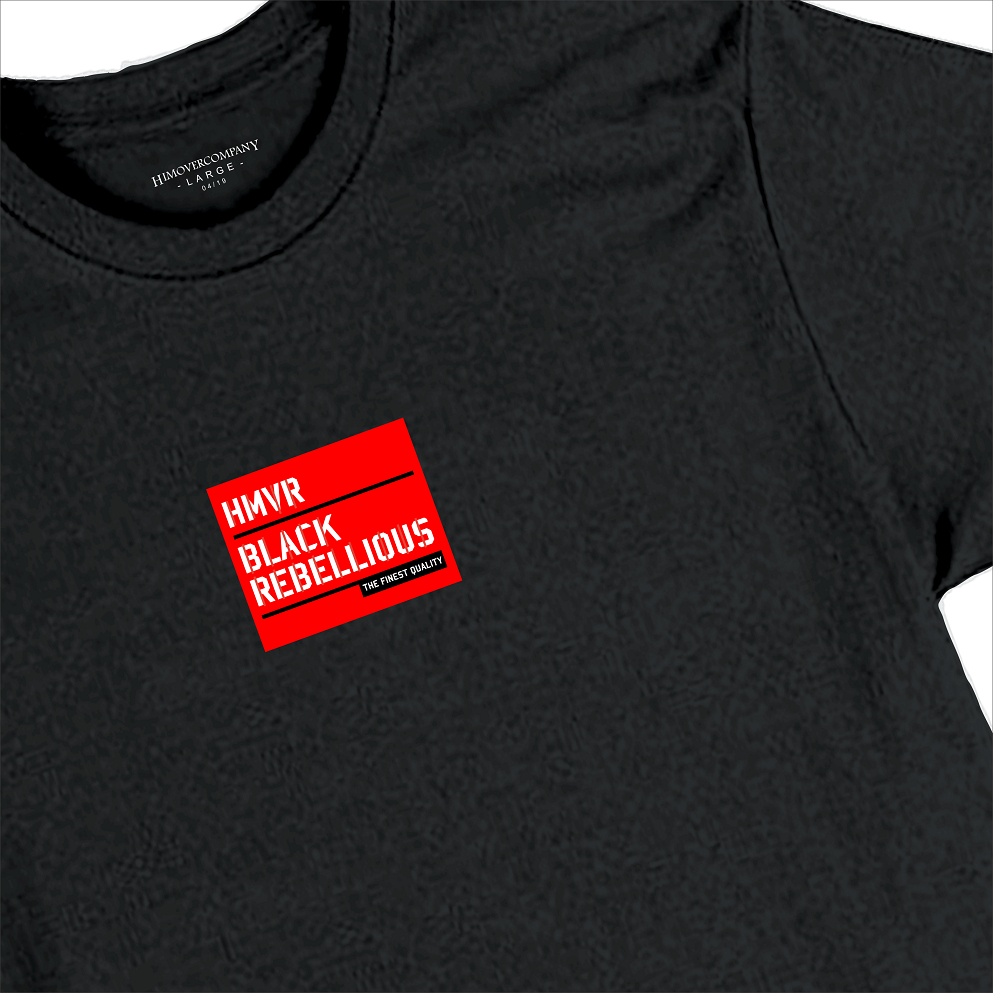 Himover.Co Tshirt Reguler Fit REDARM SQUAD Hitam Cotton Combat Soft 24s
