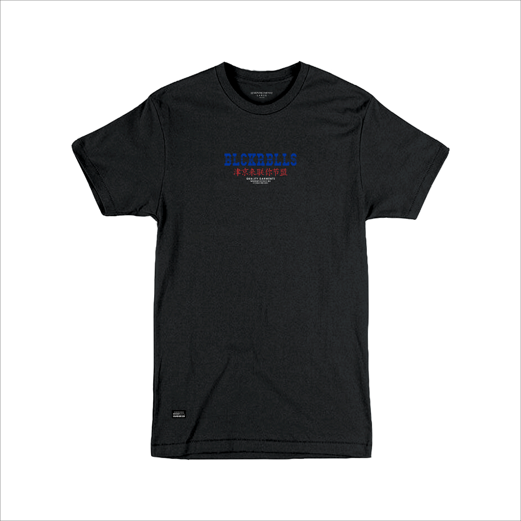 Himover.Co Tshirt Reguler Fit BLCK JPN Hitam Cotton Combat Soft 24s