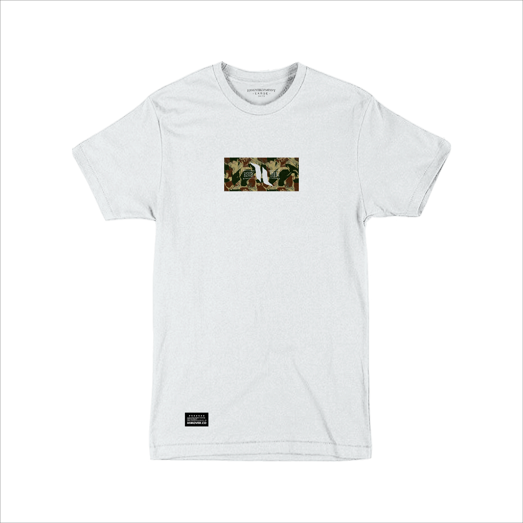 Himover White Tees ArmyBOX Combad SUPERSoft 24S/30S Special KAOS LENGAN PENDEK DISTRO BIG JUMBO SIZE