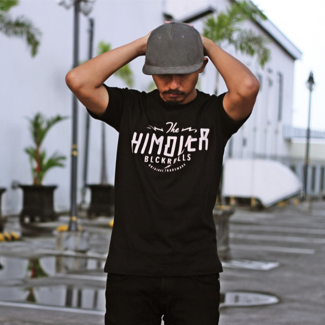 Himover Tshirt Reguler Fit StormFast Lengan Pendek Premium Hitam Combat SuperSoft 24s Gramasi 185