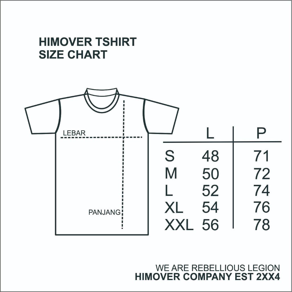 Himover.Co Tshirt Reguler Fit BLCK JPN Hitam Cotton Combat Soft 24s